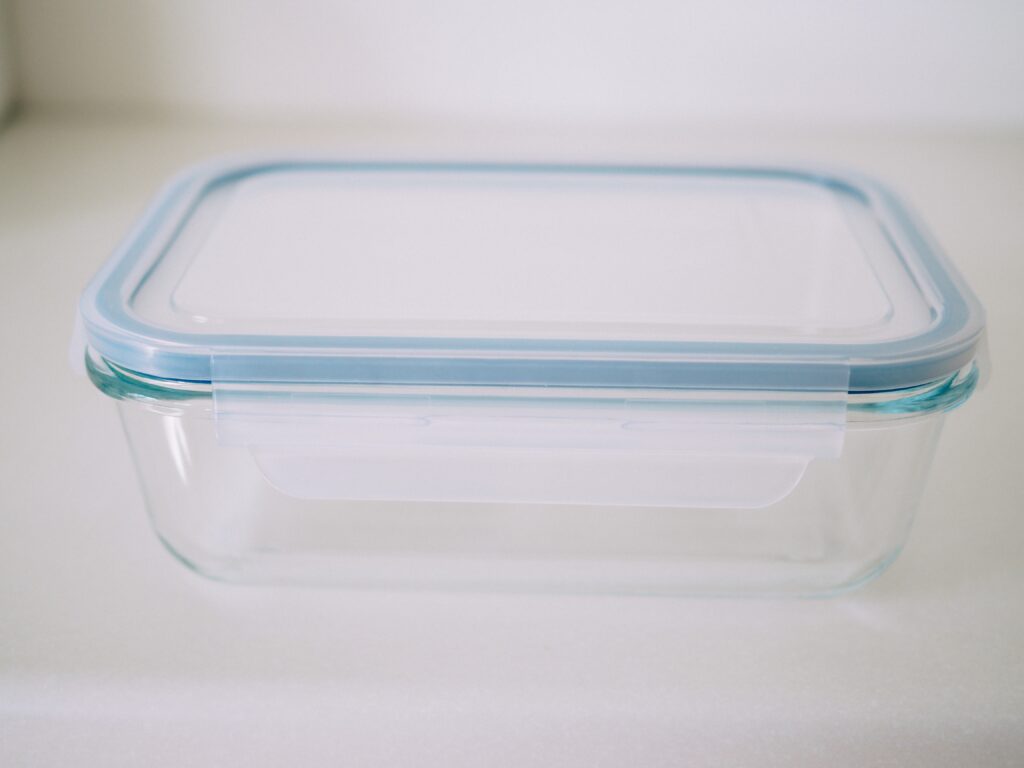 ニトリの保存用のガラス容器